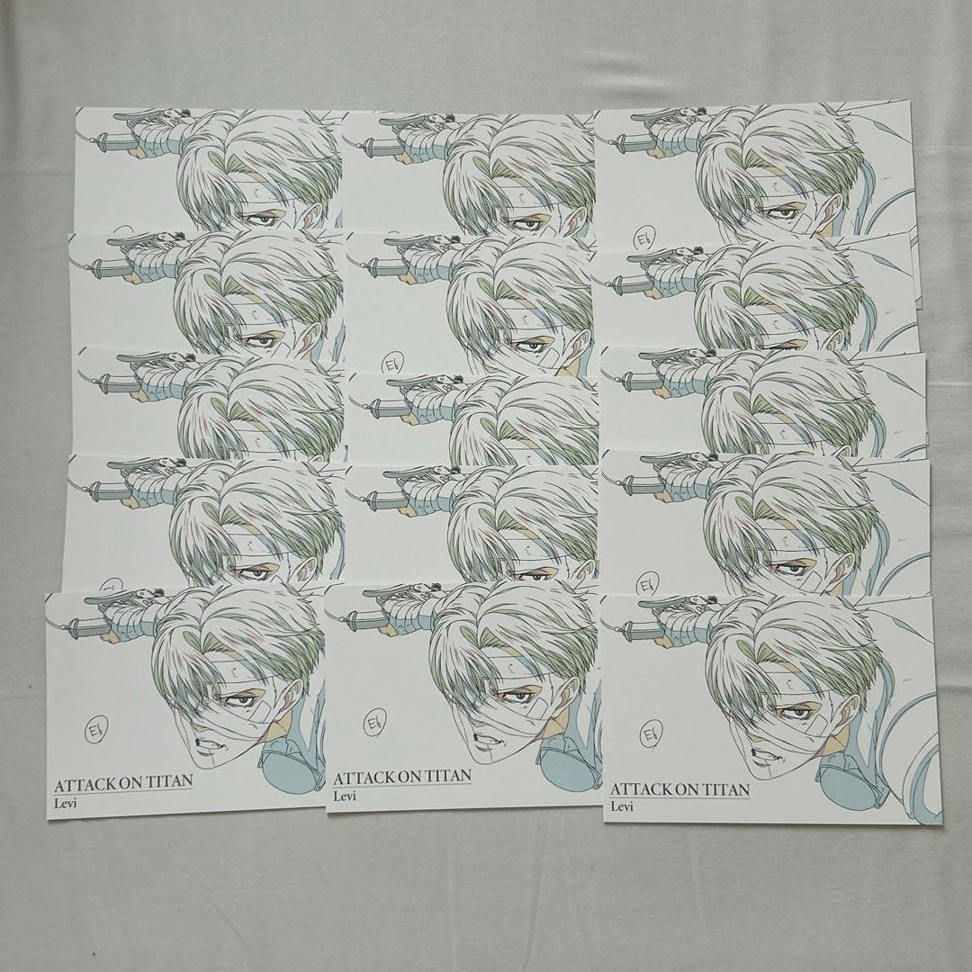 進撃の巨人　リヴァイ　ポストカード　15点セット