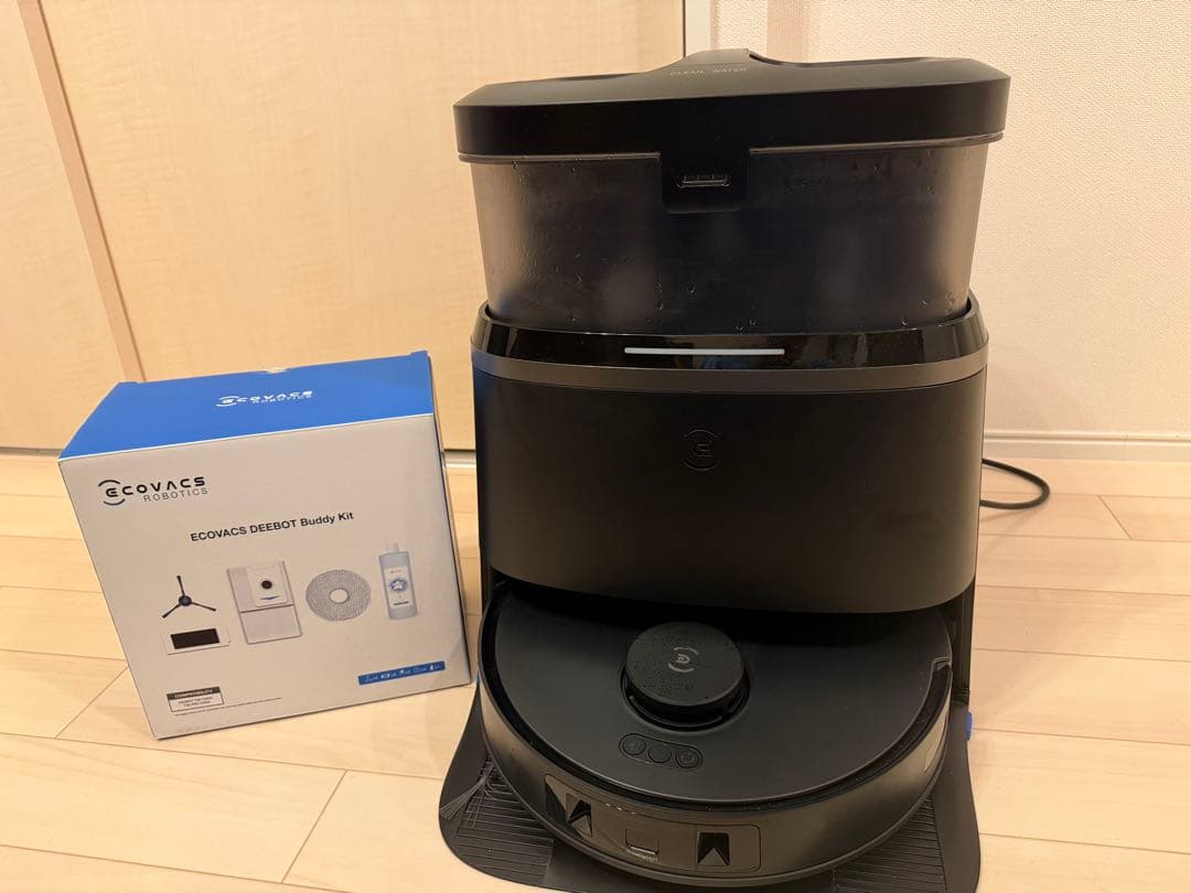 ECOVACS DEEBOT ロボット掃除機本体 Buddy Kit付き