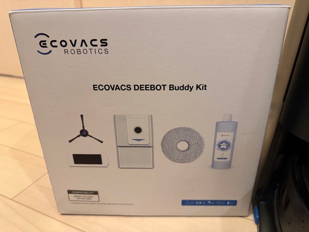 ECOVACS DEEBOT ロボット掃除機本体 Buddy Kit付き