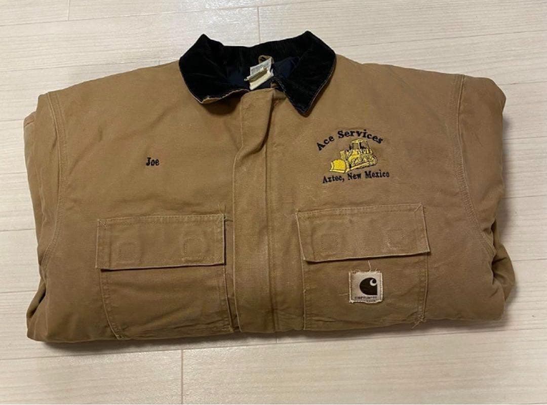 Carhartt トラディショナルコート Duck Coat 企業ロゴ USA製