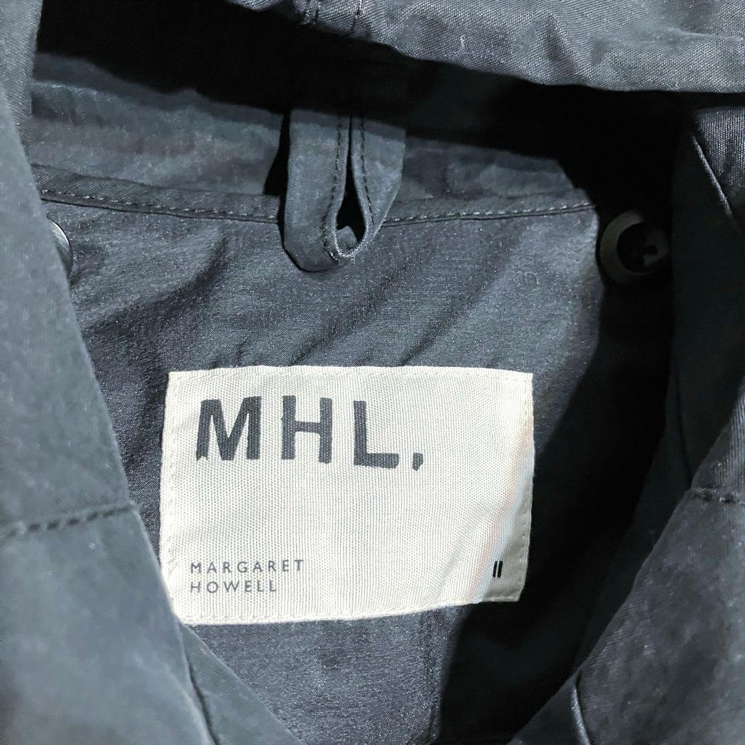 マーガレットハウエル MHL. モッズコート ライナー付き 人気デザイン 黒 M