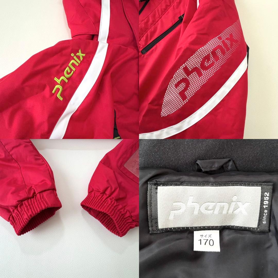 Phenix スキー スノボウェア 上下セット 170 レッド/ブラック