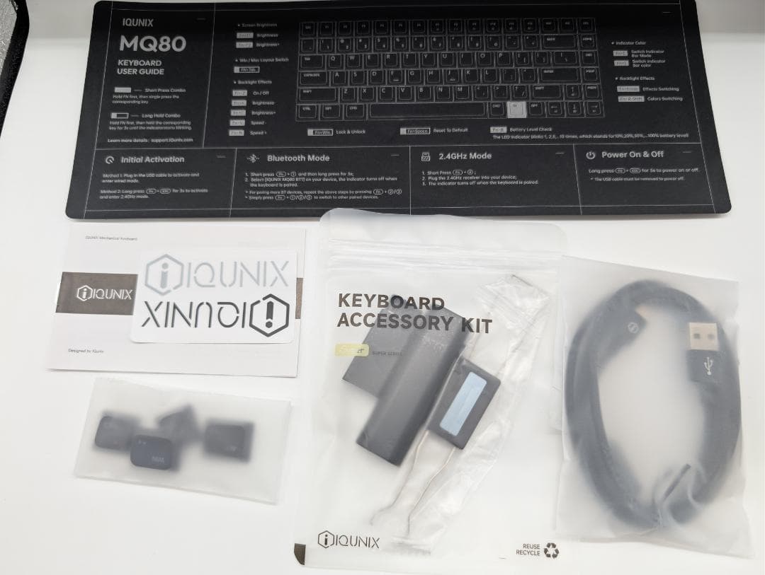 IQUNIX MQ80 ロープロファイル キーボード