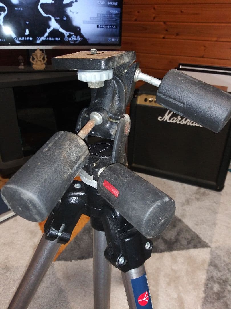 マンフロット　三脚　雲台　ストラップ