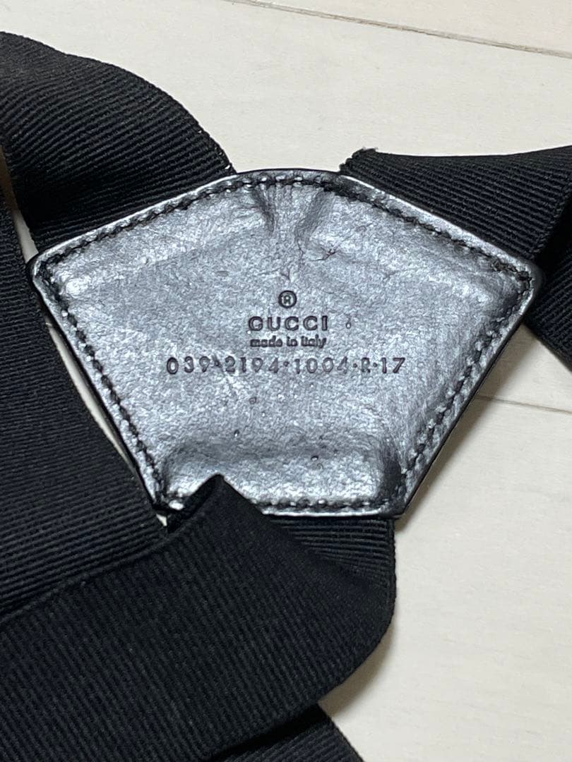 GUCCI グッチ　サスペンダー