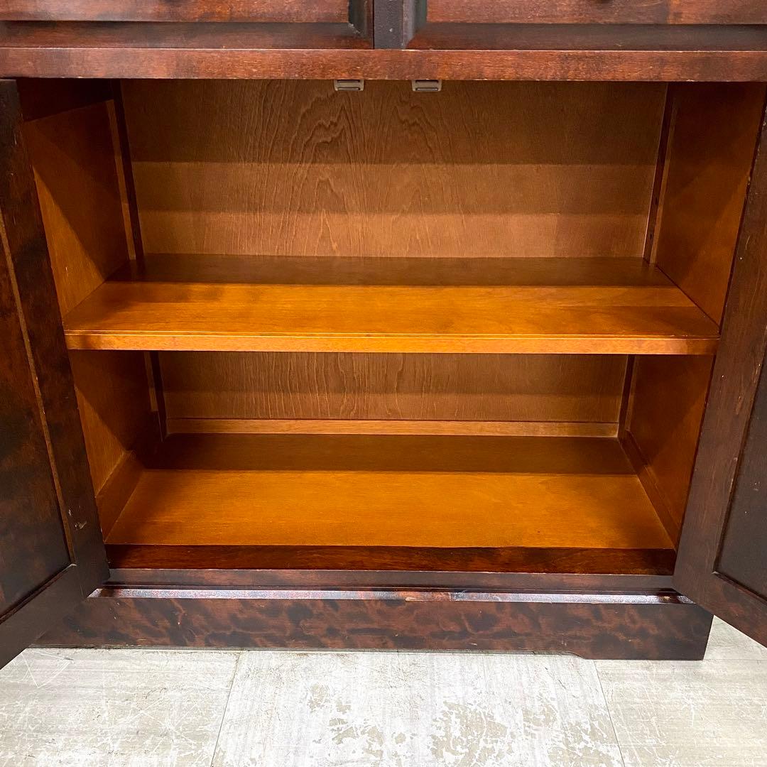 北海道民芸家具 北民 食器棚 飾り棚 民芸 キッチンボード 4