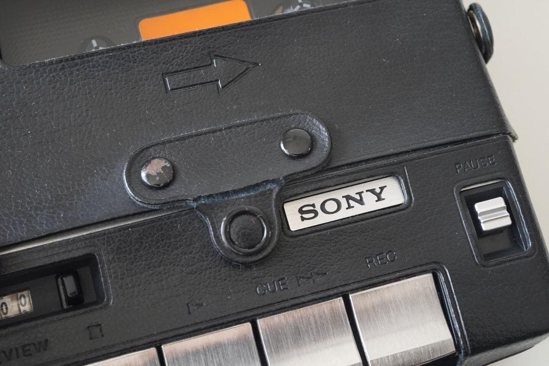 美品・整備品 SONY カセットレコーダー TC-1100 ケース付き・動作品