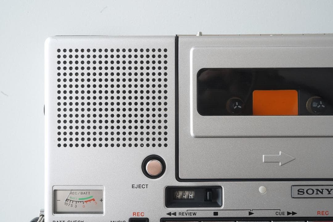 美品・整備品 SONY カセットレコーダー TC-1100 ケース付き・動作品