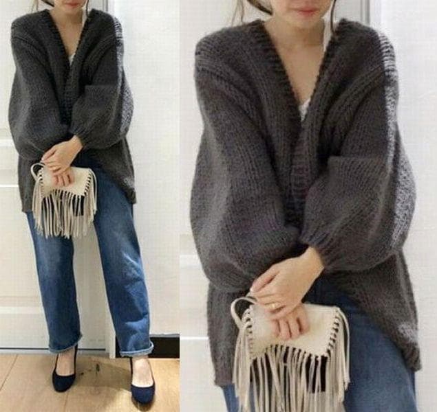 ドゥーズィエムクラス GOOD GRIEF ニット ローゲージカーディガン