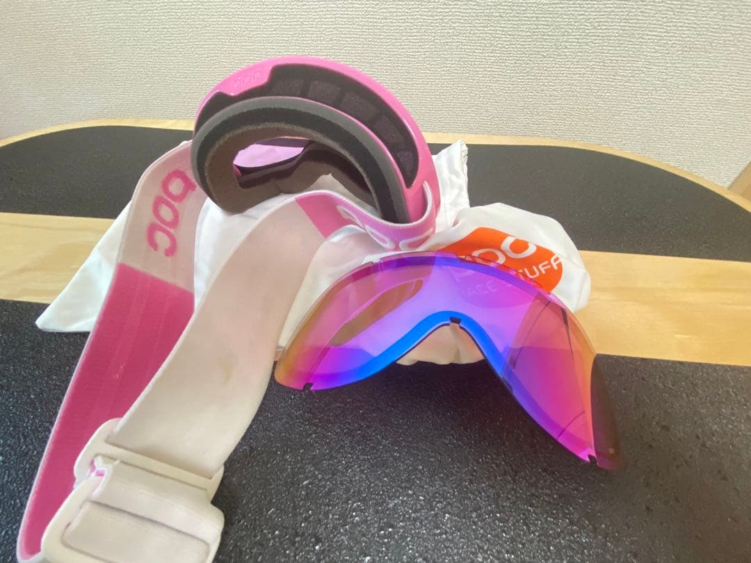 POC Retina Clarity ゴーグル 美品 ストラップ・袋に若干の汚れ