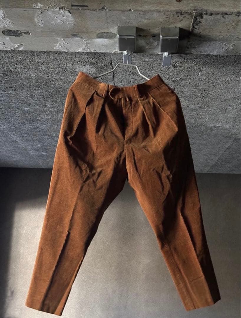 NEAT コーデュロイ ワイド　テーパード　スラックス サイズ46