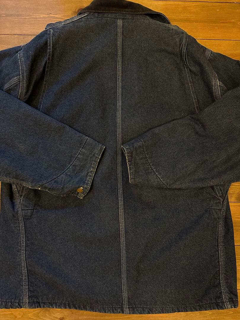 Carhartt デニムカバーオールライニング USA製80s 8LC 44