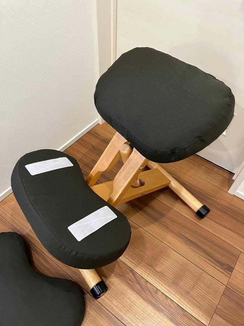 座面新品貼り替え済み！宮武製作所プロポーションチェアキッズCH-889CK濃緑