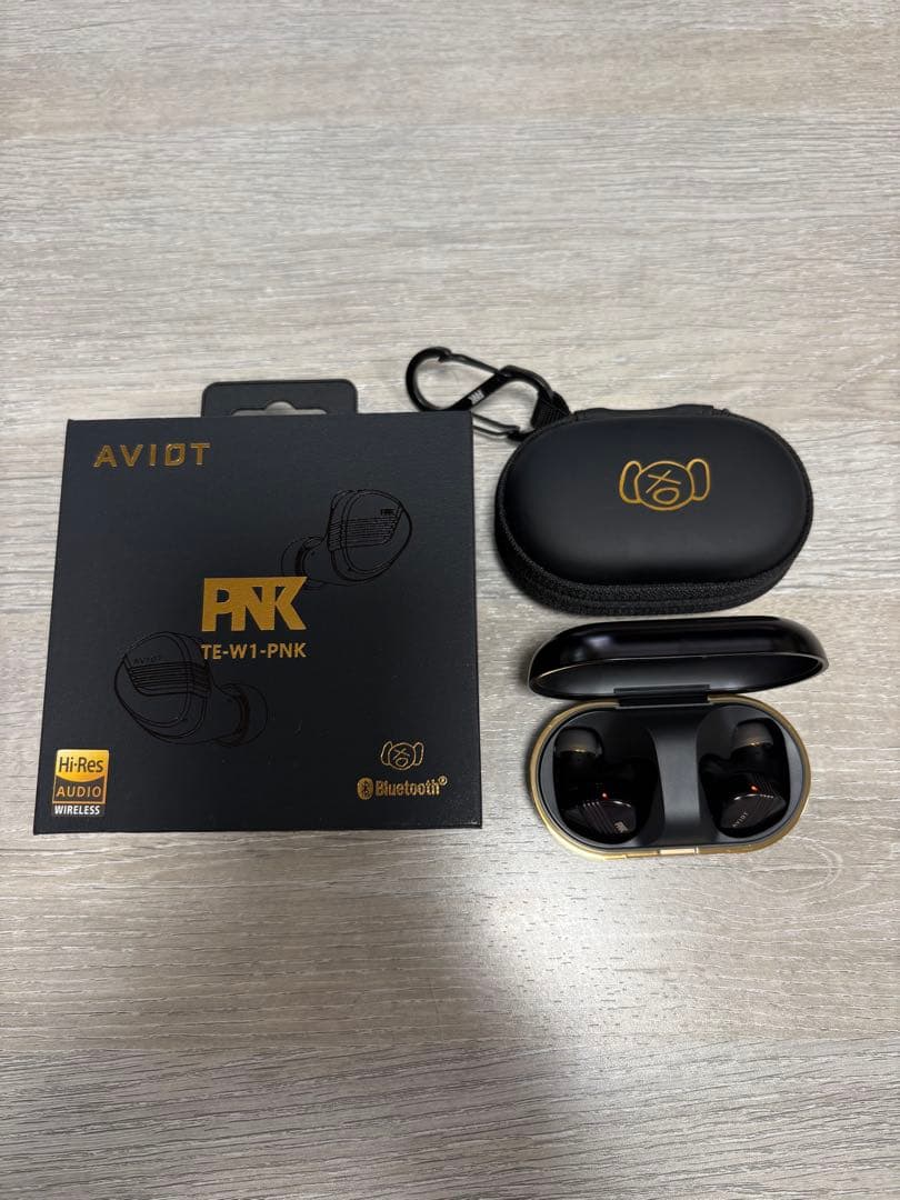 AVIDT TE-W1-PNK ワイヤレスイヤホン ブラック