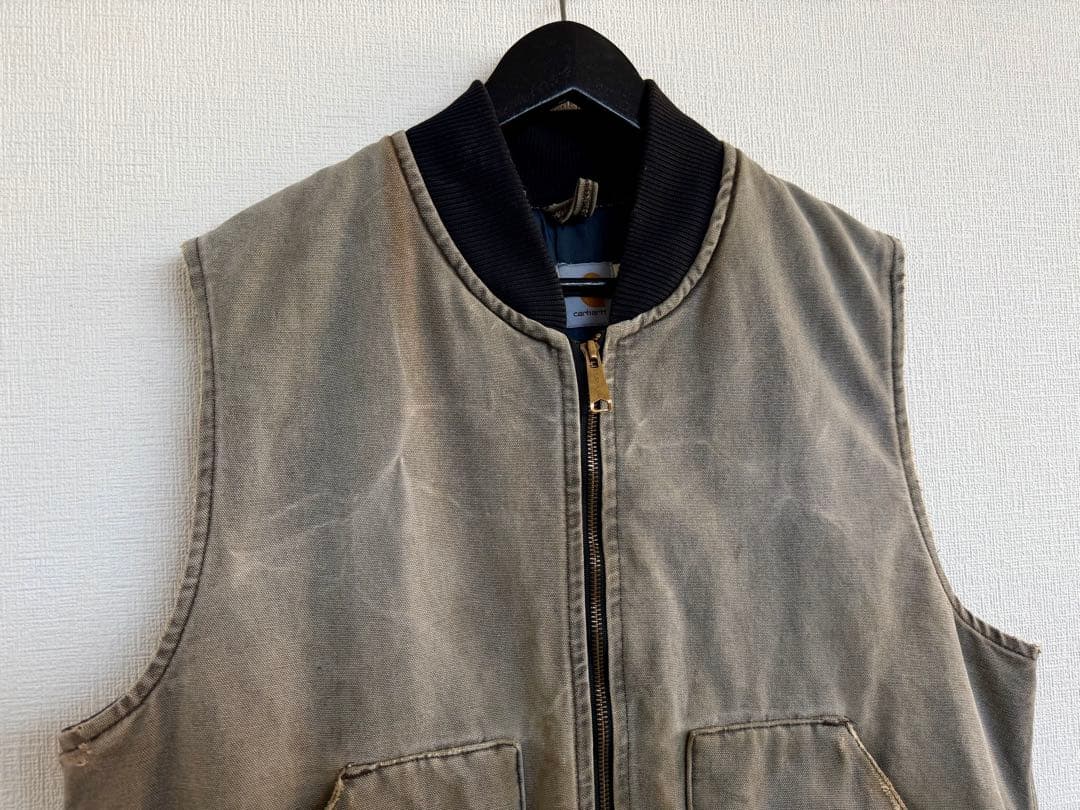 超超スペシャル 80s 星タグ ヴィンテージ カーハート ベスト L グレー