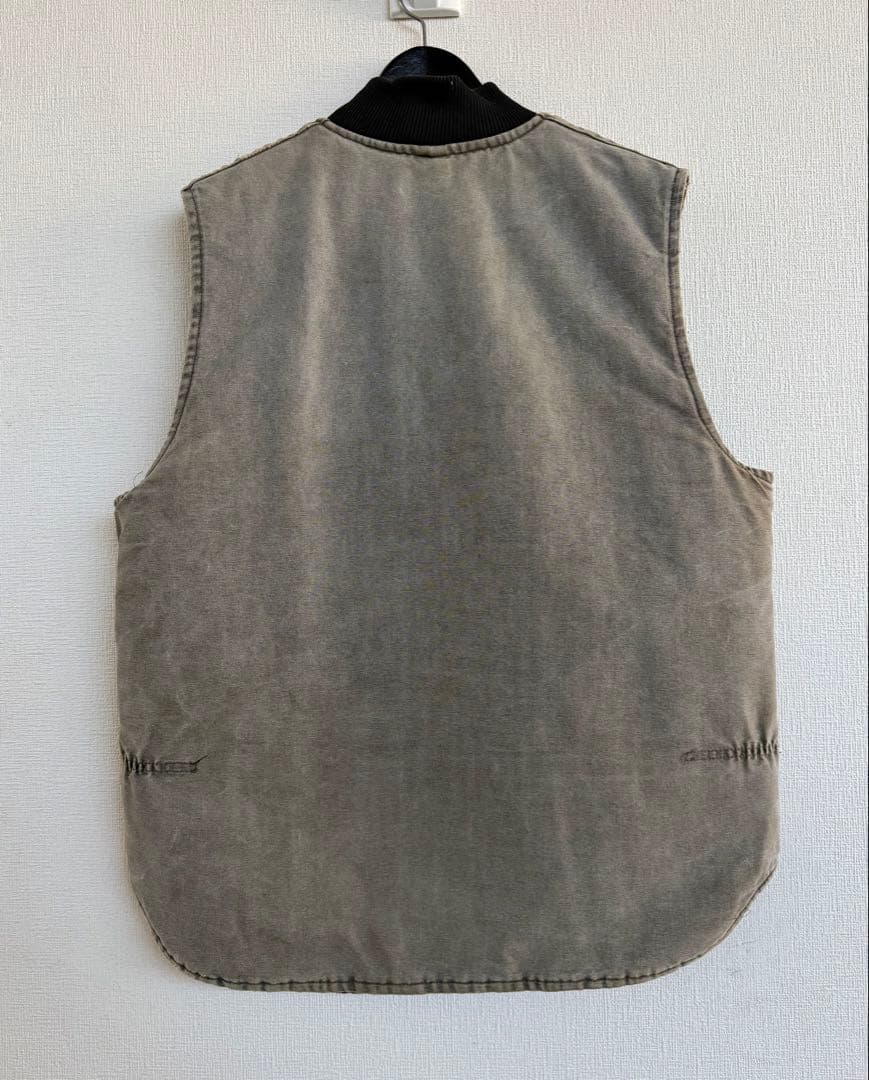 超超スペシャル 80s 星タグ ヴィンテージ カーハート ベスト L グレー
