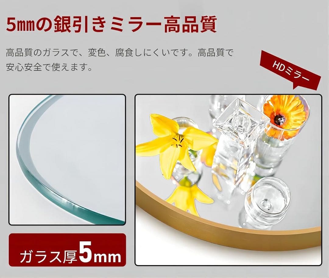 ❤️全身鏡 姿見 ミラー スタンドミラー 壁掛け 立て掛け 160x50cm