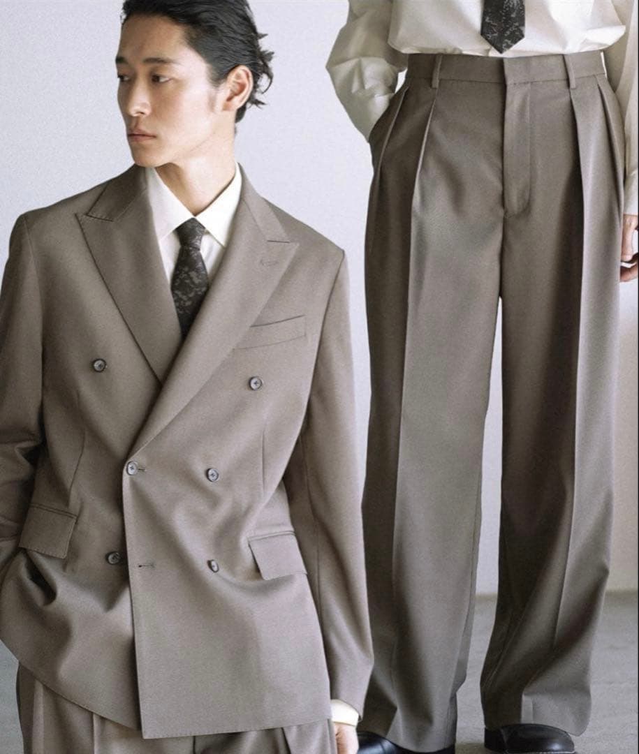 スーツ WYM/ L size/ HIGH TWIST PE DOUBLE SUIT