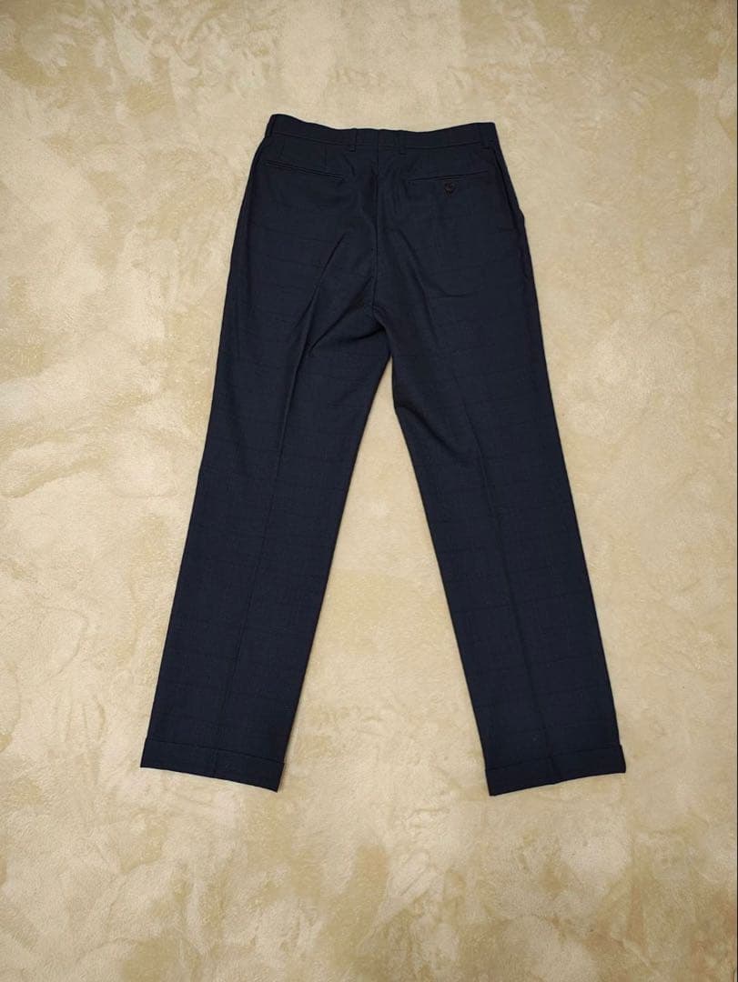 【極美品】ポールスミス　ロンドン　ネイビーチェック柄スーツ　上下セット（M〜L）