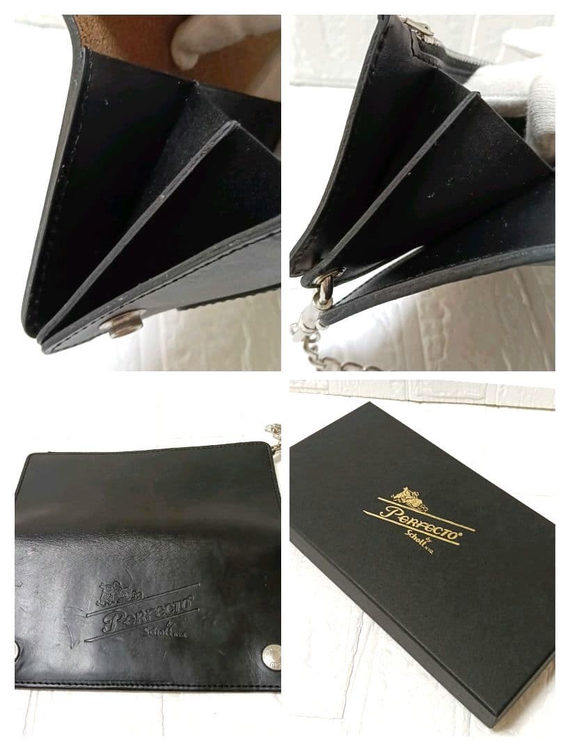 Schott 長財布 PERFECT WALLET HORWEEN 牛革 箱付