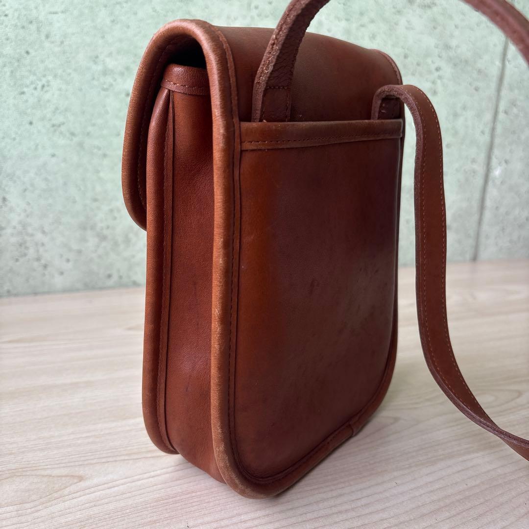 チ*イ様 COACH オールドコーチ カーフレザー ターンロック ショルダーバッ