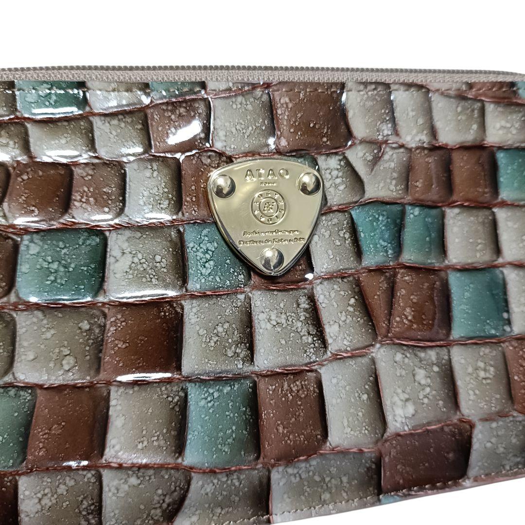 【新品未使用】ATAOアタオ スリモ ヴィトロ アドレアエメラルド L字 財布
