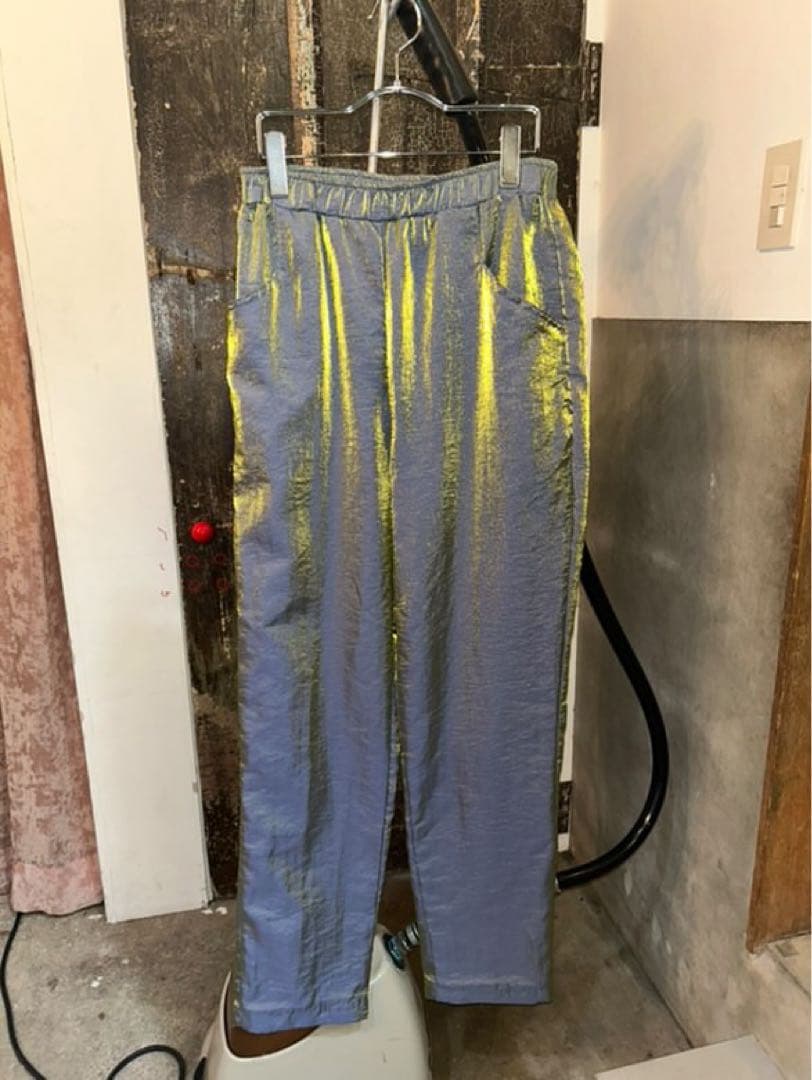 玉虫イージーパンツ　スラックス