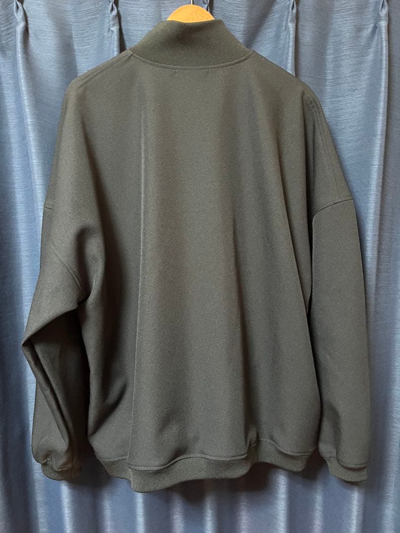 トップス cootie Polyester Twill Half Zip L/S Tee