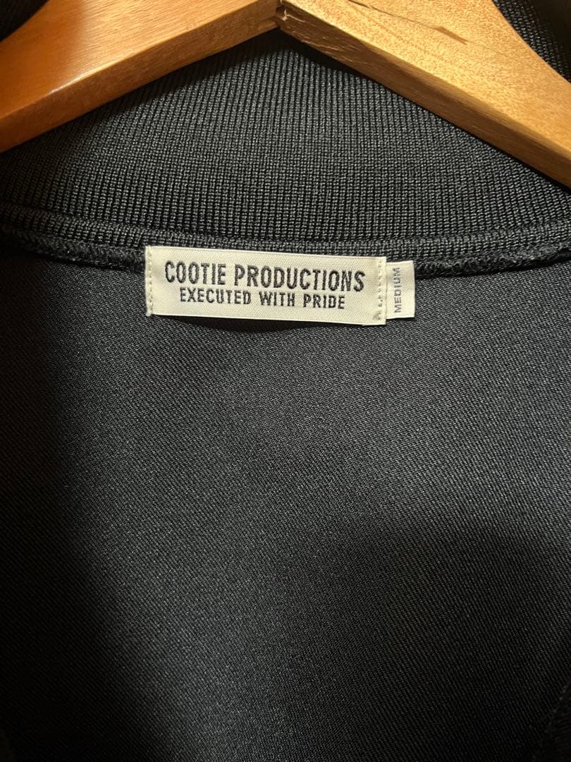 トップス cootie Polyester Twill Half Zip L/S Tee