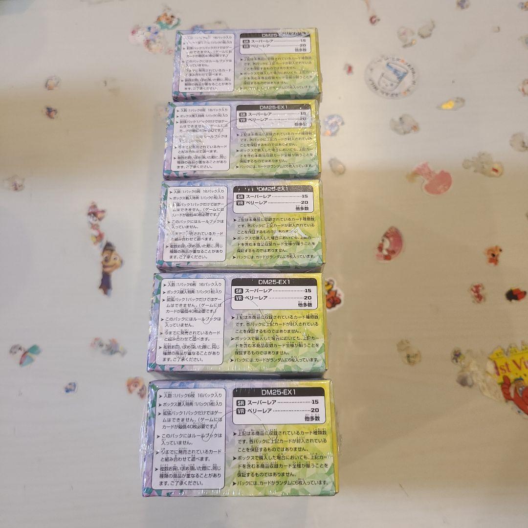 【新品未開封】デュエルマスターズ　愛感謝祭ヒロインBEST 5箱セット