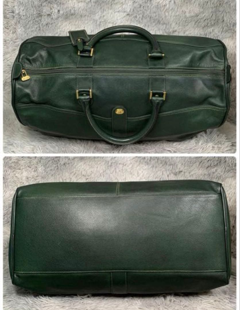 美品 dunhill ダンヒル ボストンバッグ 大容量 レザー 出張 旅行