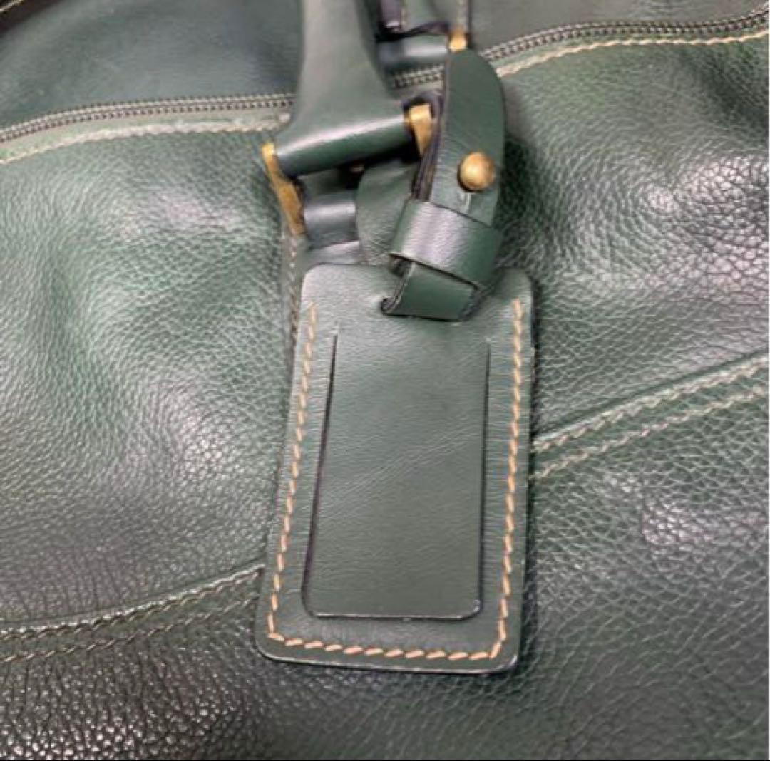 美品 dunhill ダンヒル ボストンバッグ 大容量 レザー 出張 旅行