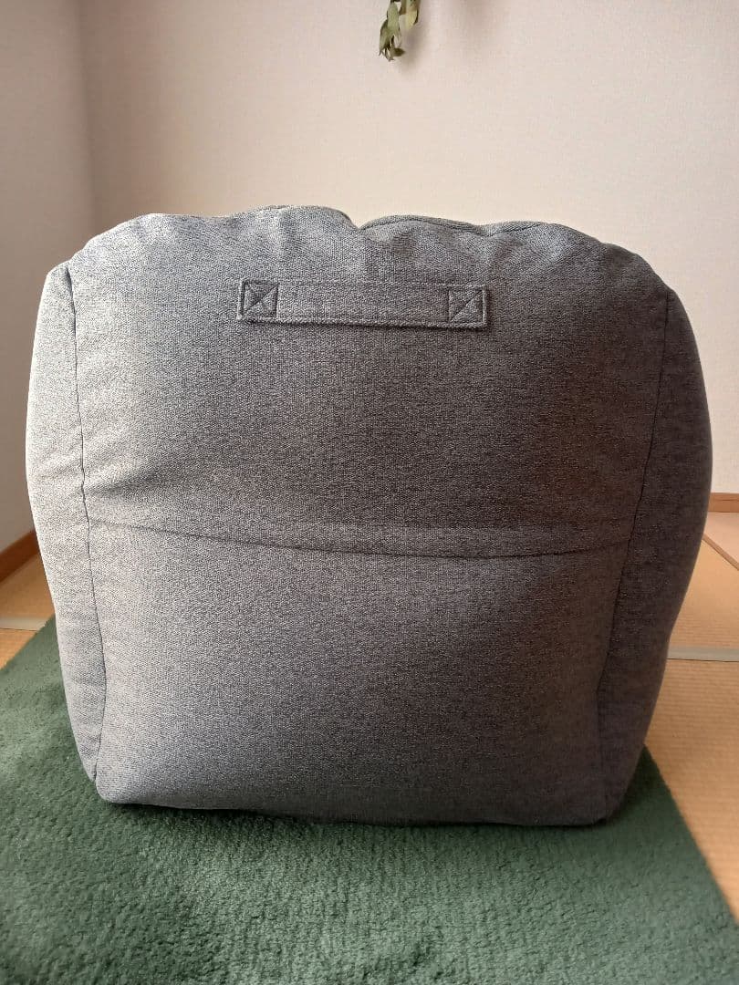 【美品•付属品完備】無印良品 空気でできたソファ チャコールグレー 正規箱付