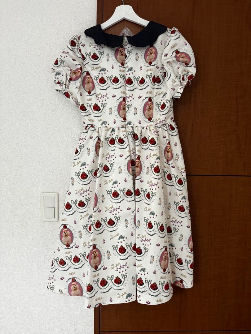 プードルケーキパフスリーブドレス　ワンピース　Q-pot