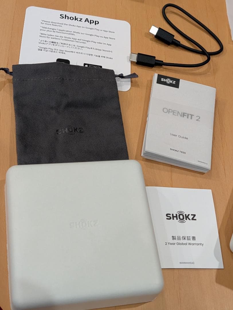 【美品】Shokz OpenFit 2 SKZ-SP-000154