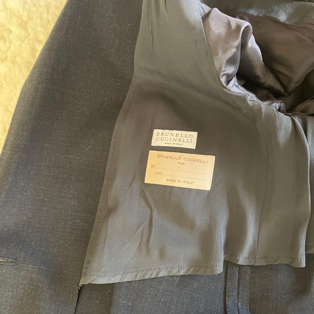 ブルネロクチネリグレー テーラードジャケット 44