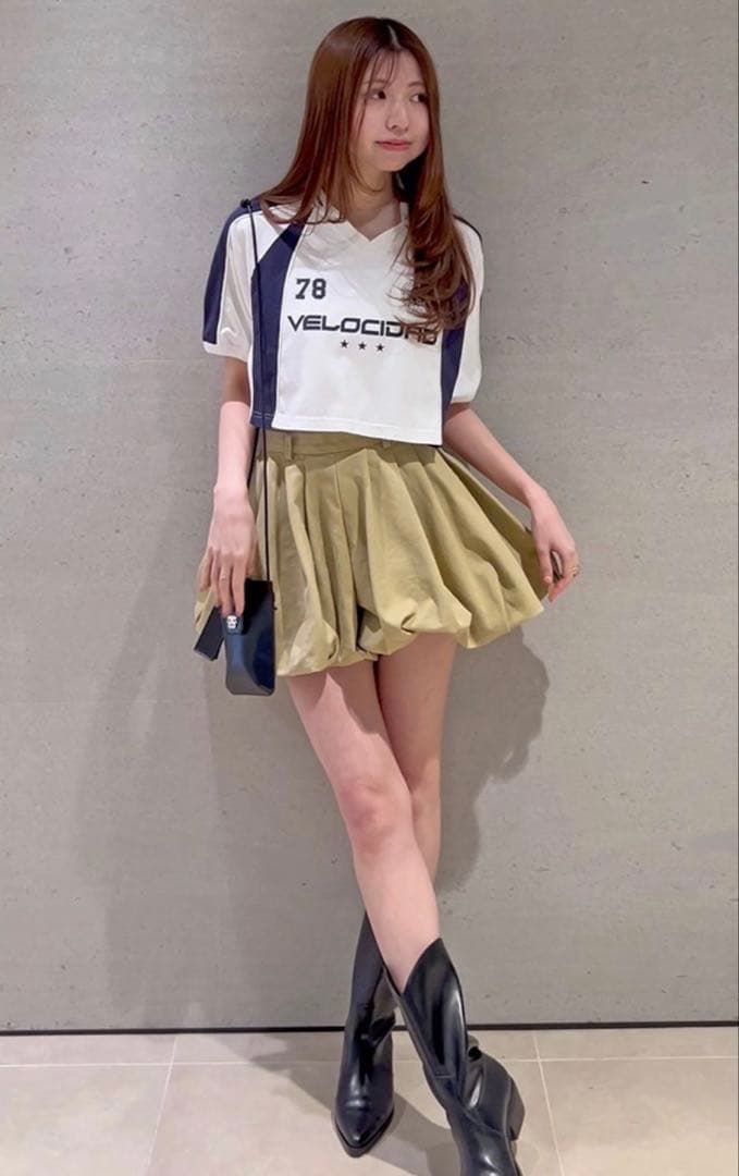 SNIDEL バルーンミニスコート