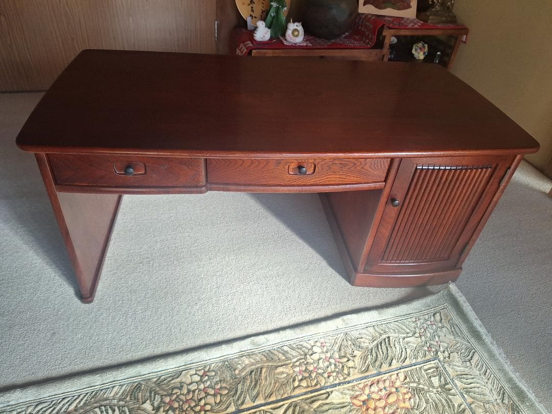 超美品！karimoku カリモクラシック A33 文机 座机 デスク テーブル