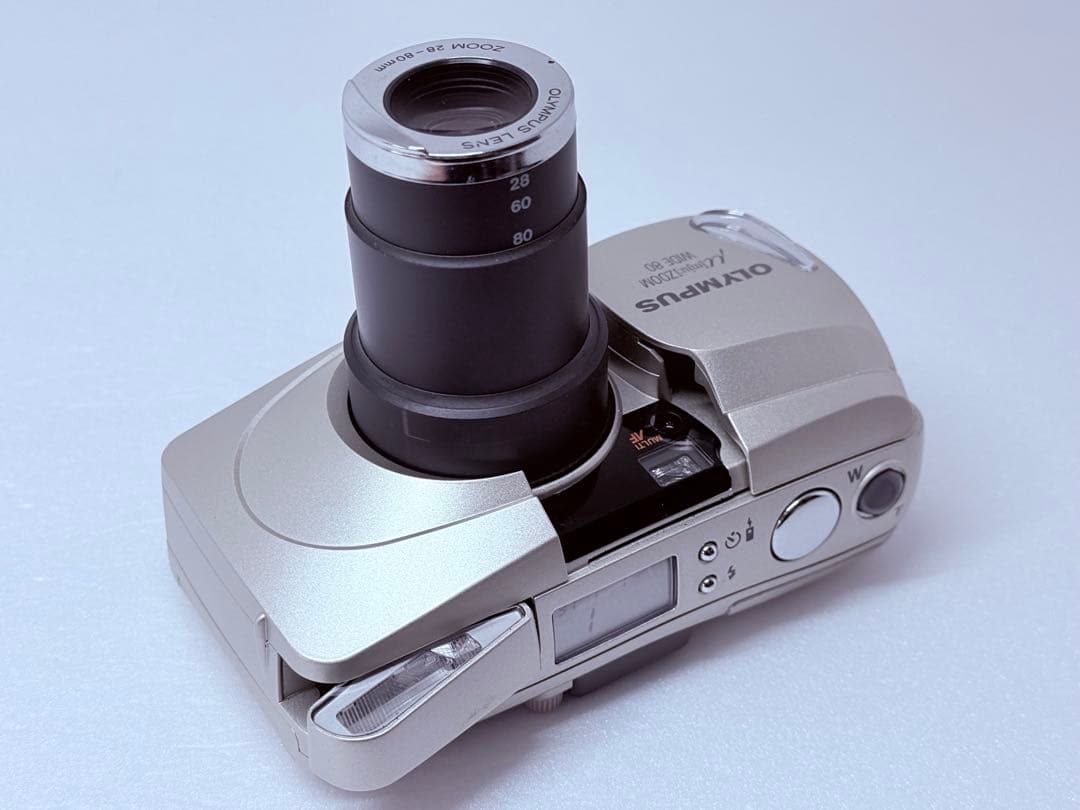 OLYMPUS μ ZOOM WIDE 80 動作確認済 フィルムカメラ
