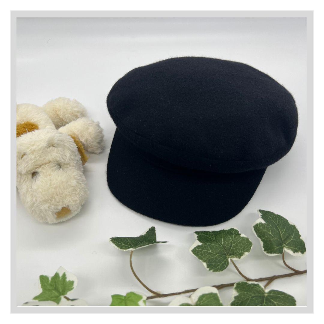 HERMES エルメス スターマーク キャスケット ブラック カシミア