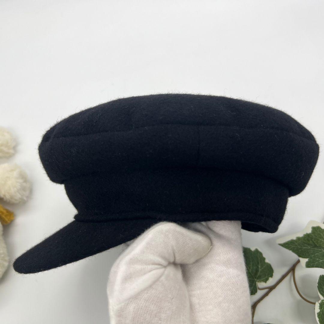 HERMES エルメス スターマーク キャスケット ブラック カシミア