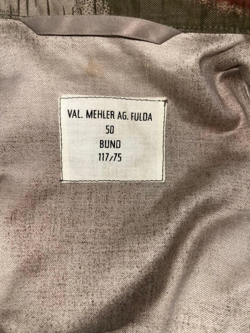 e*d様 希少60s vintageドイツ国境警備隊 ウォーターカモジャケットユ