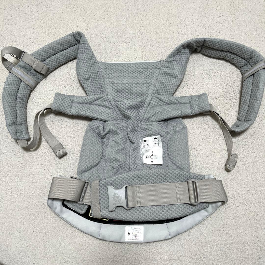 エルゴベビー 抱っこ紐 グレー メッシュ