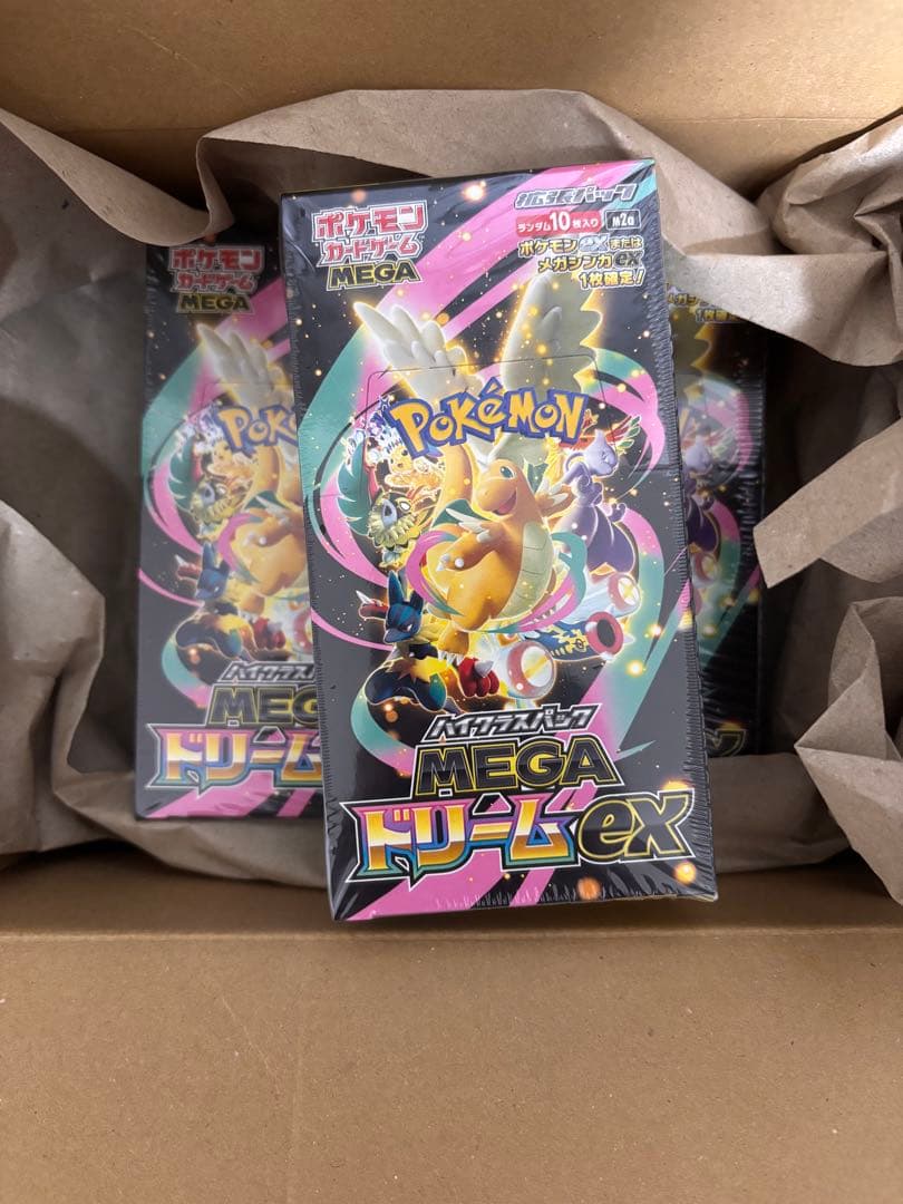 コ*✕様 ポケモンカードゲーム ハイクラスパックMEGAドリームex 3BOX