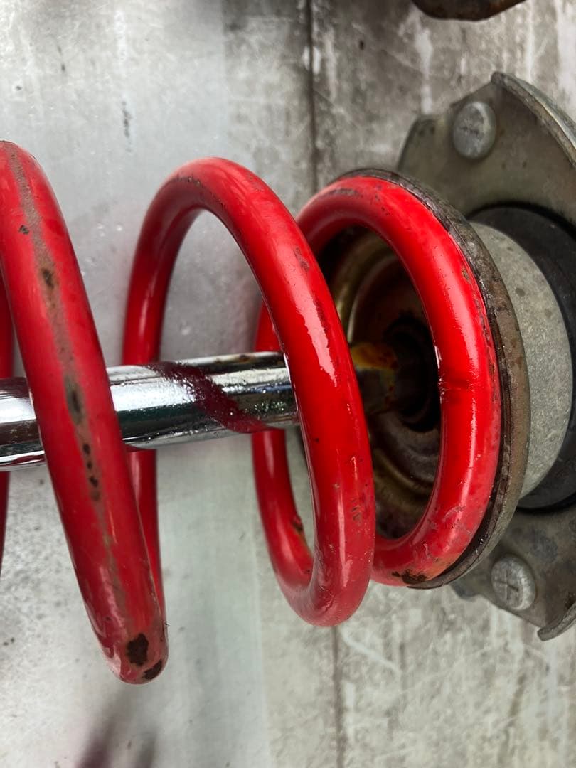 L375S タントカスタム 純正 Fストラット付ダウンサス スプリング 1台分