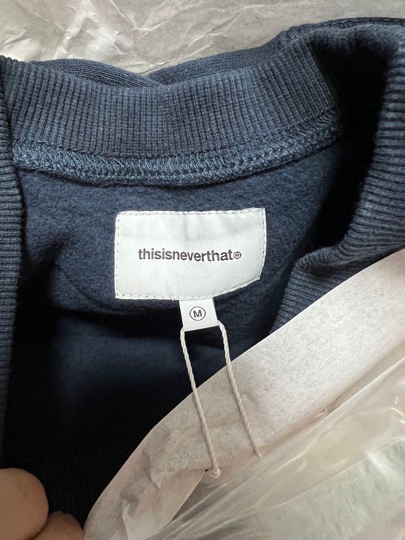 岡さん専用 【刺繍】thisisneverthat ネイビー スウェット M