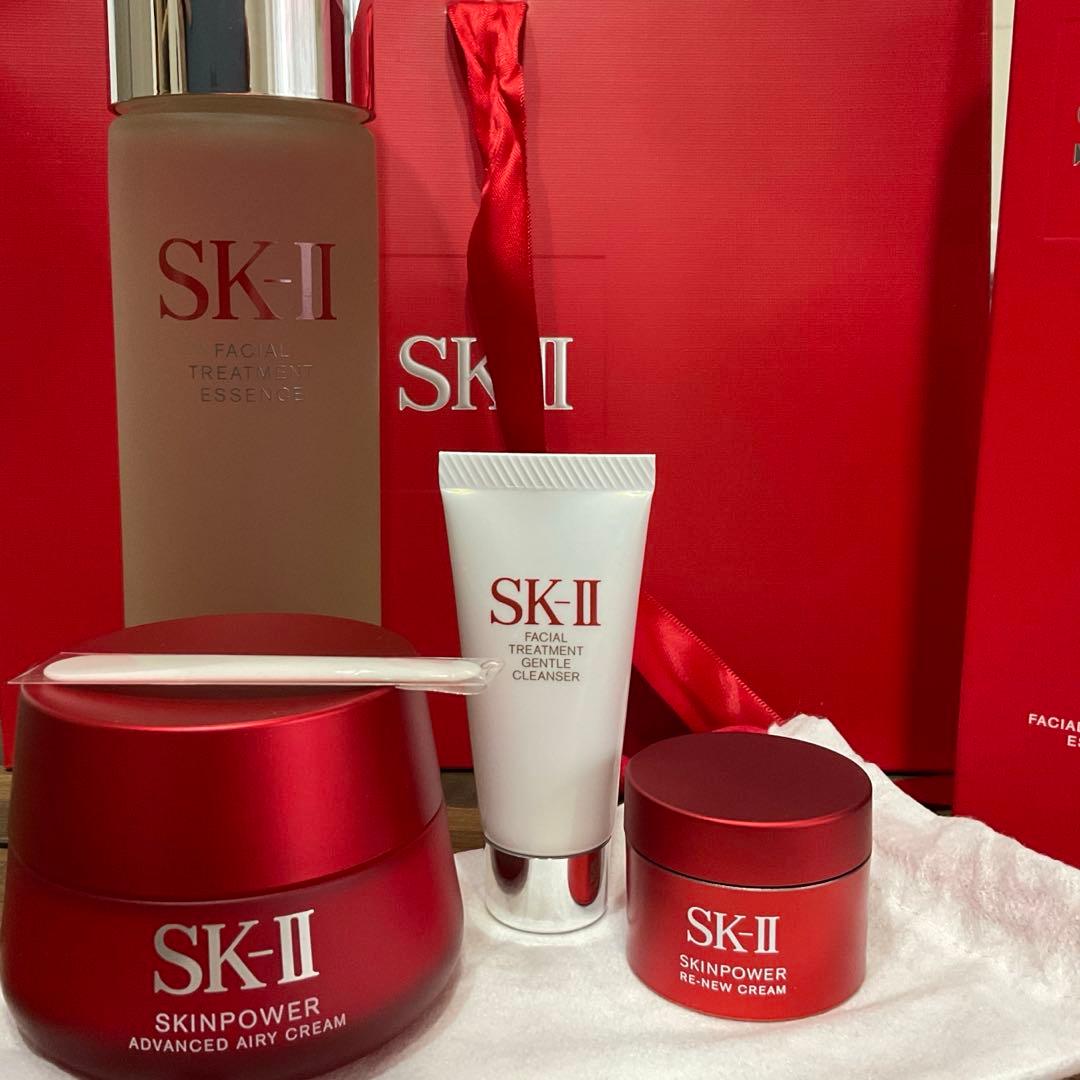 SK-II 化粧水230ml、乳液80g、洗顔料20g、美容クリーム15g