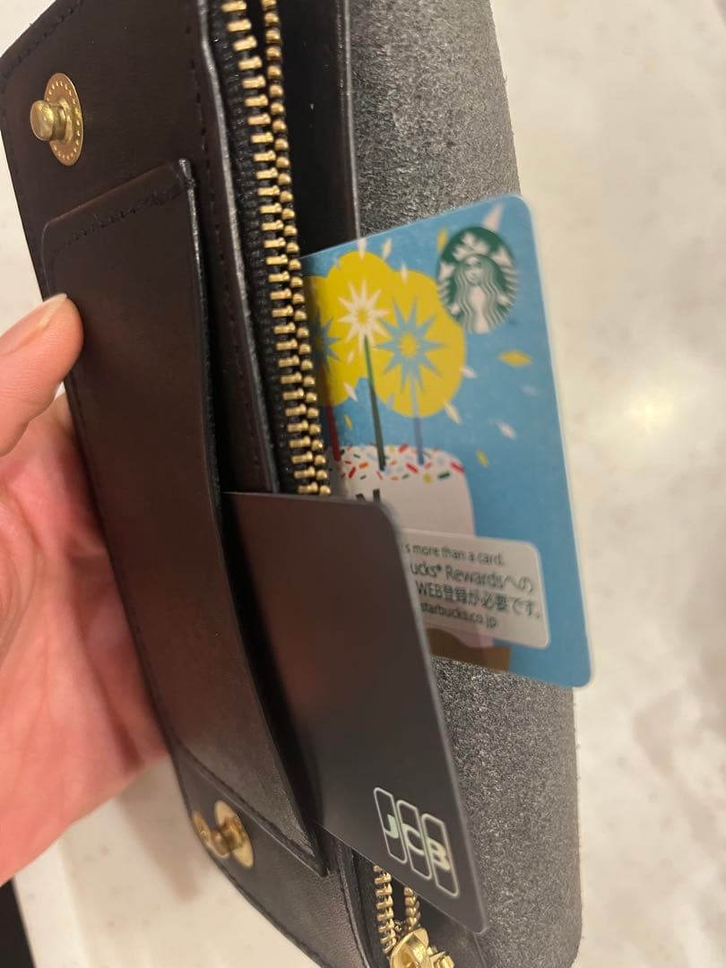 ロングトラッカーウォレット　ブラック