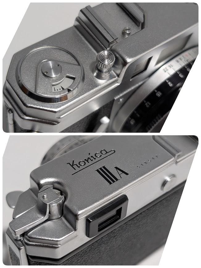 KONICA ⅢA 48mm F/2 レンズ レンジファインダーフィルムカメラ