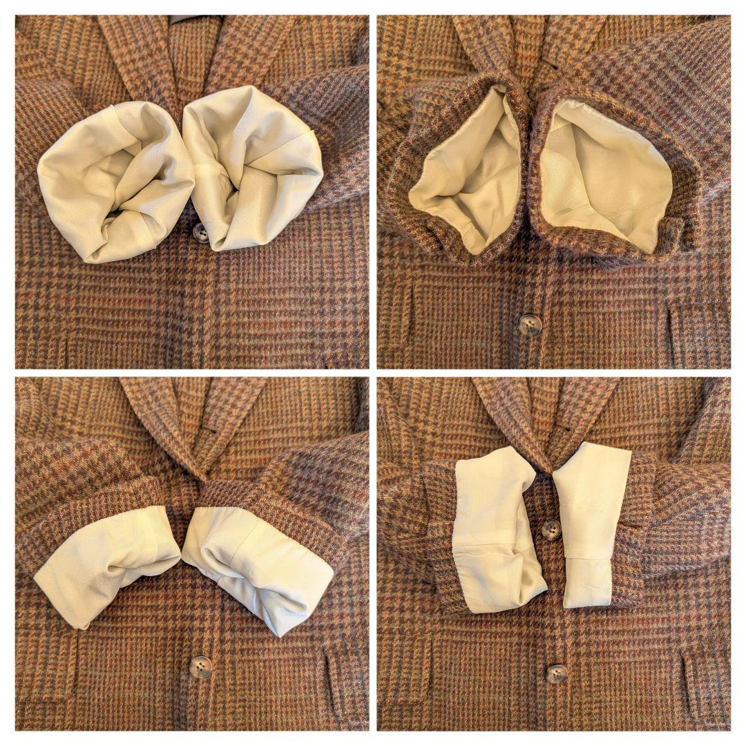 ブルックスブラザーズ テーラードジャケット グレンチェック柄 L